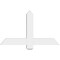 Ekena Millwork Eugene Architectural Grade PVC Gable Bracket, 36"W x 21"H x 2"D x 4"F, 14/12 Pitch GBP036X21X0204EUG00 - alternate 3